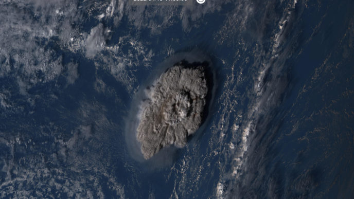 Tonga Volcano Eruption