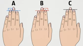 dĺžka vašich prstov