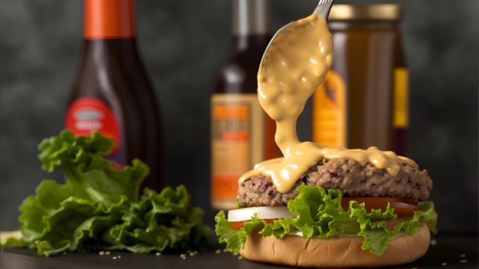 dresing s hamburgerom
