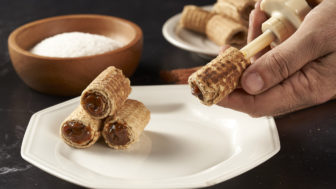 karamelový kornútok