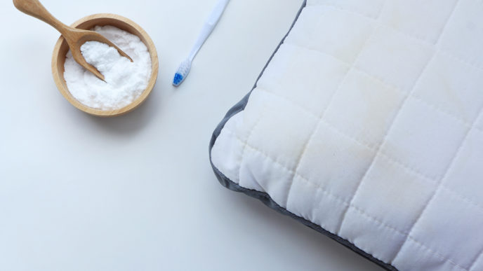 vankúš a jedlá sóda