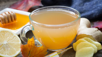 med, citrón a zázvor