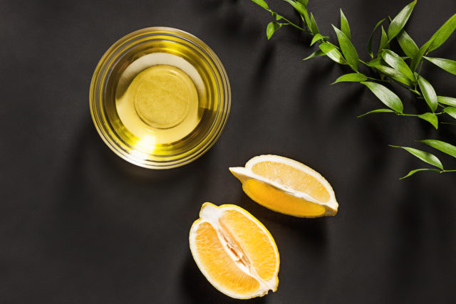 Olivový olej a citron