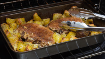 bravčové mäso a zemiaky