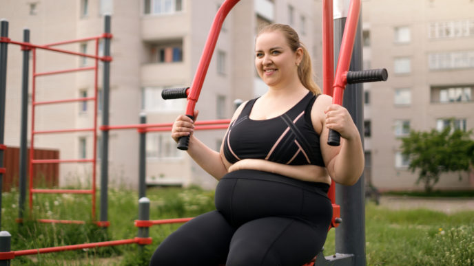 obézna žena