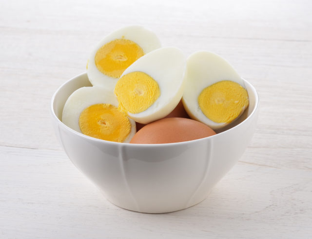 varené vajcia