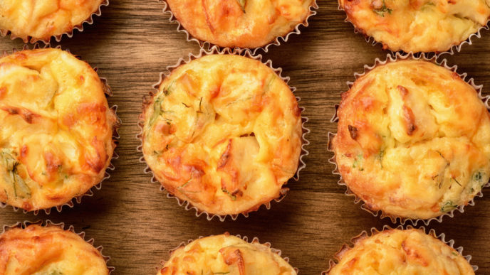 muffiny s kuracím mäsom