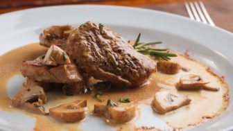 hovädzie mäso na hríboch