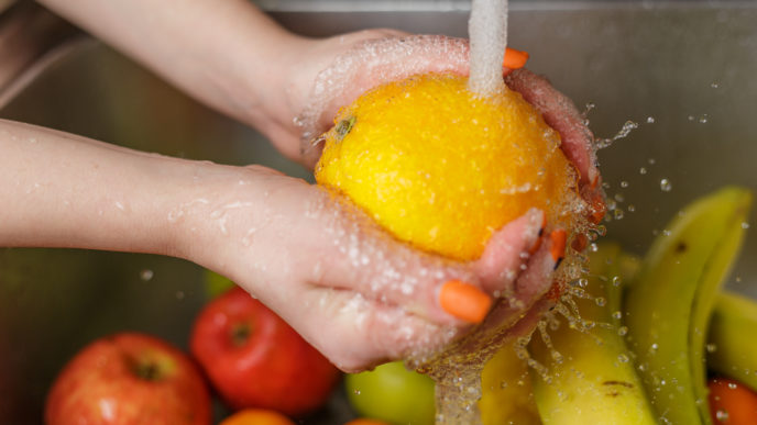 umývanie ovocia