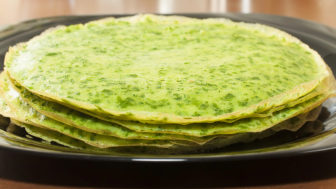 špenátové palacinky