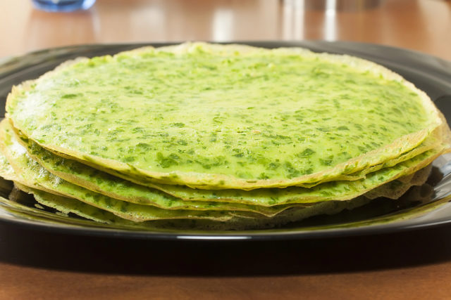 špenátové palacinky