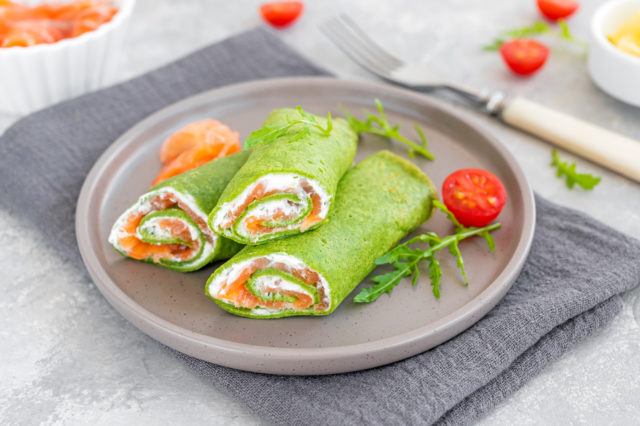 palacinky s lososom