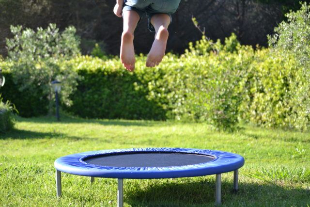 trampolína bez siete