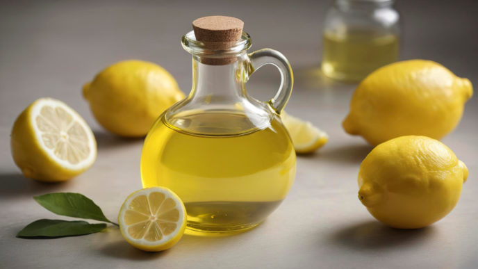 olivový olej a citróny