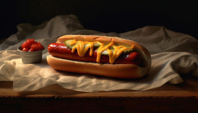 hot dog s klobásou