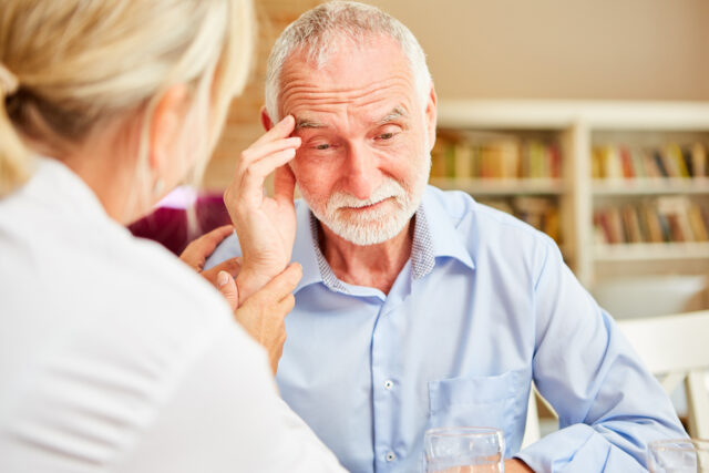 muž s Alzheimerovou chorobou