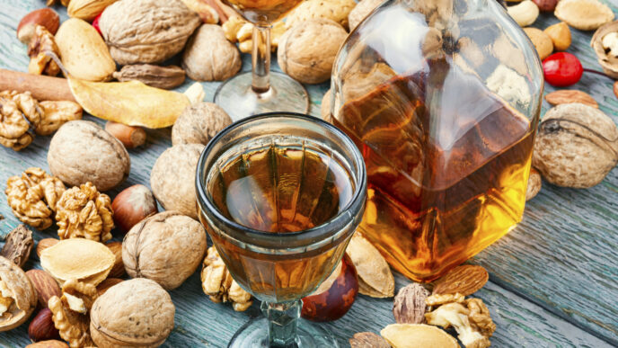 orechový likér