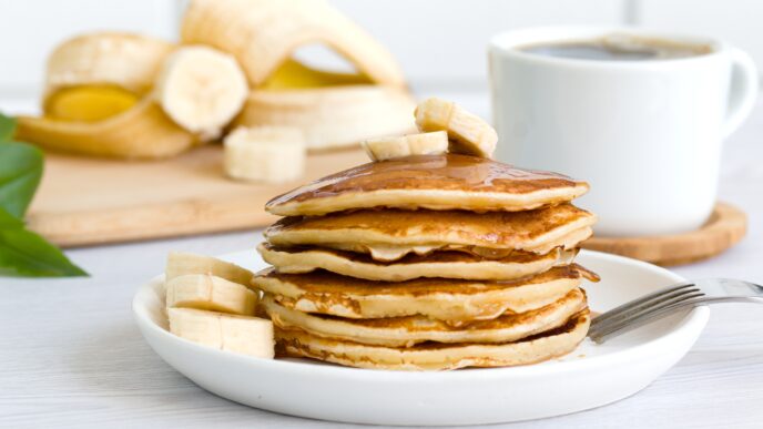 banánové palacinky