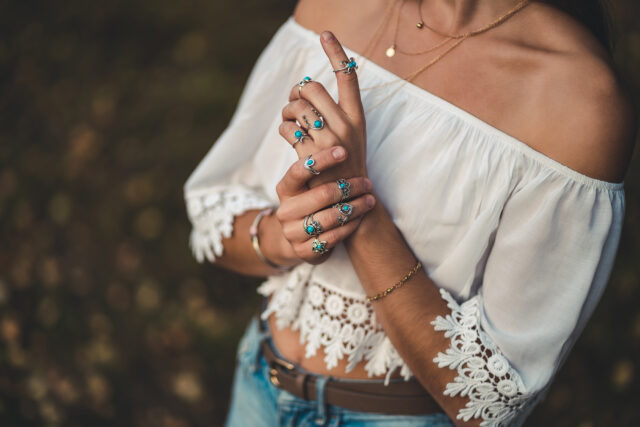 boho blúzka