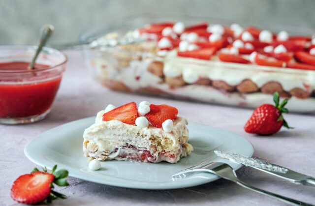 jahodové tiramisu