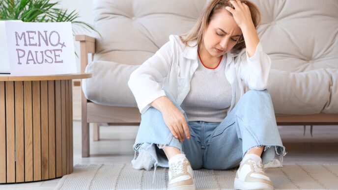 žena v menopauze