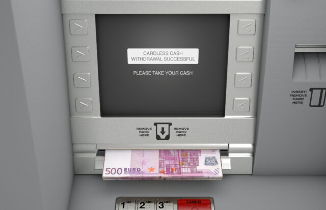 výber z bankomatu