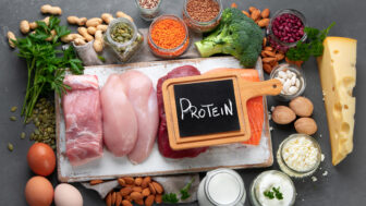potraviny s obsahom proteínu