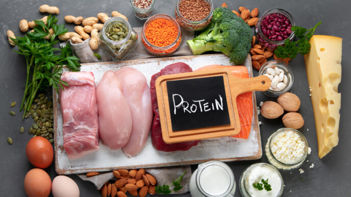 potraviny s obsahom proteínu