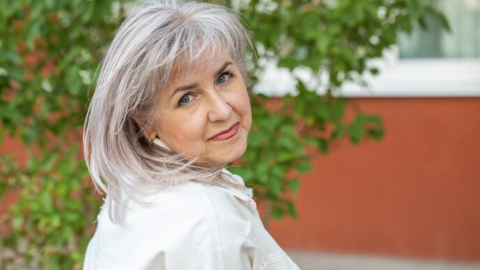 šedivé vlasy