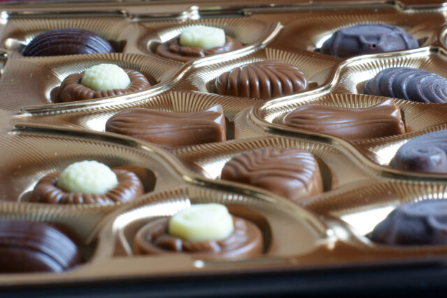 belgické pralinky