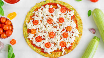 cuketová pizza