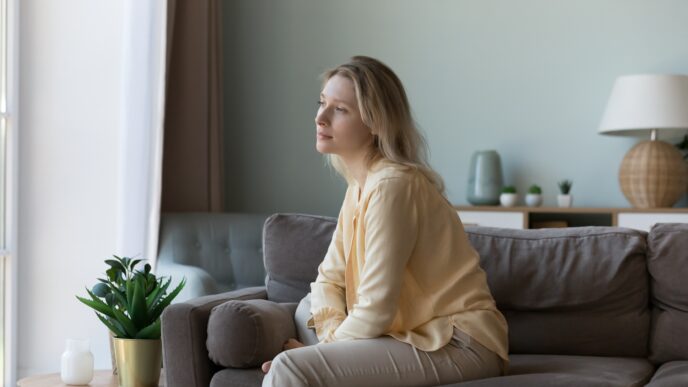 žena introvert