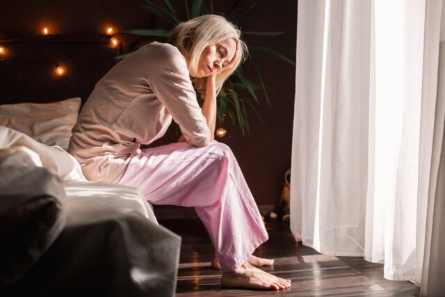 žena v menopauze