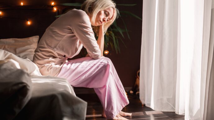 žena v menopauze