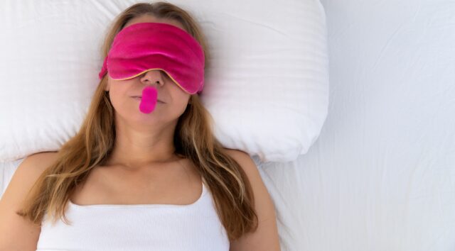 mouth taping
