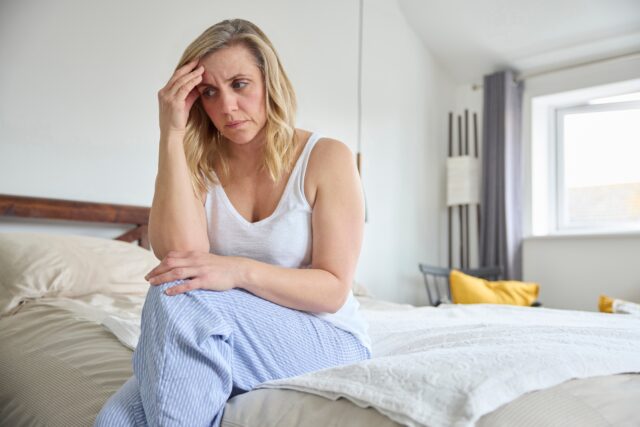 žena v menopauze