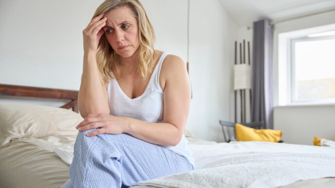 žena v menopauze
