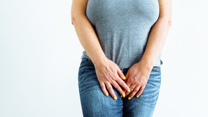 žena s gynekologickými problémami