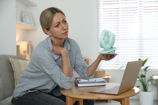 žena v menopauze