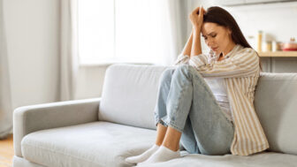 žena s psychickými problémami