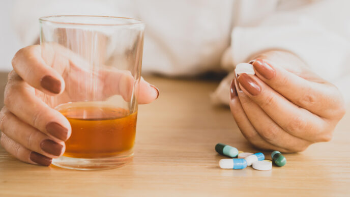 Zapíjanie liekov alkoholom