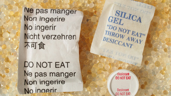 gélové sáčky z krabice