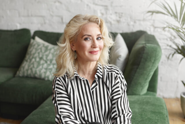 pekná 50 ročná žena