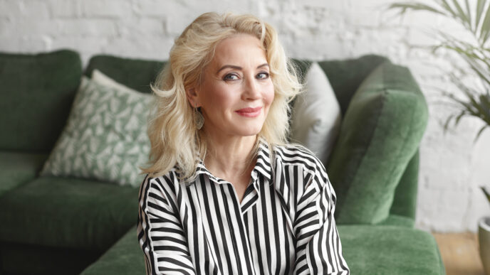 pekná 50 ročná žena