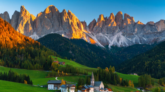 Talianska dedina Funes