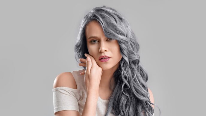 šedivé vlasy