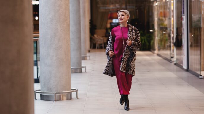 outfit 60 ročnej ženy