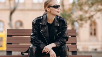 dámske kožené sako