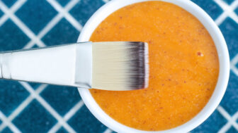 mrkvová pleťová maska