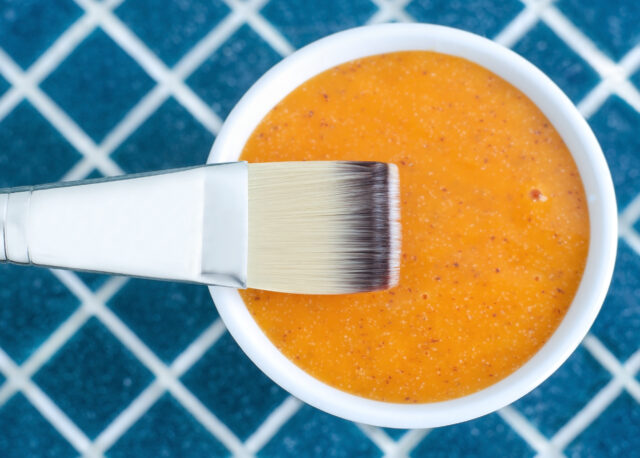 mrkvová pleťová maska